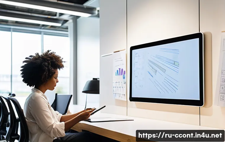 문화콘텐츠 기획사의 조직 문화 특징 - **Prompt:** "A vibrant, modern office space buzzing with creative energy. A diverse, multi-generatio...